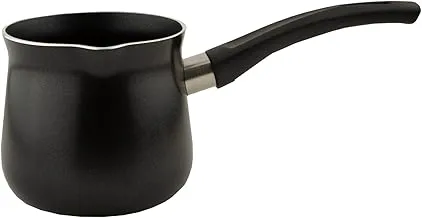 Al Saif VETRO - PLUS Non-Stick Coffee Pot,Colour:Black,Size:9.5Cm