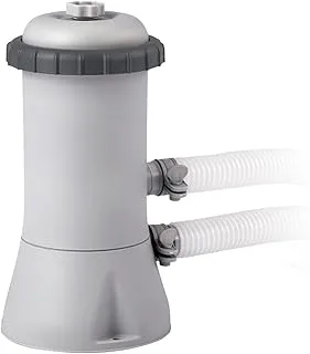 Intex 28604 530 Gph 220-240 V Cartridge Pump Pool Filter - Grey, Medium