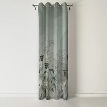 Shatta Floral Printed Curtain Code-95 Rings One Side