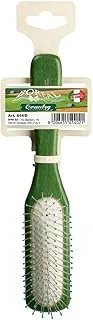 Boreal Steel Spikes Rectangular Wooden Hair Brush