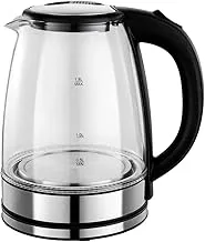 ARROW BOROSILICATE GLASS 1500W ELECTRIC KETTLE, RO-18LKTG