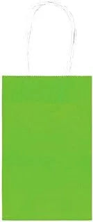 Amscan St. Patrick's Day Lime Cub Paper Bag 10-Pieces, Green