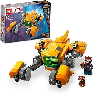 LEGO 76254 Marvel Baby Rocket's Ship Set, Guardians of the Galaxy Volume 3 Spaceship Building Toy for Kids with Raccoon Super Hero Minifigures