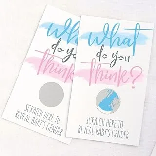 Gender Reveal Scratch Card - Boy