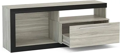 Politorno TV Table up to 60 inch - grey & black 160523, Size: 60 CM*150 CM*46 CM