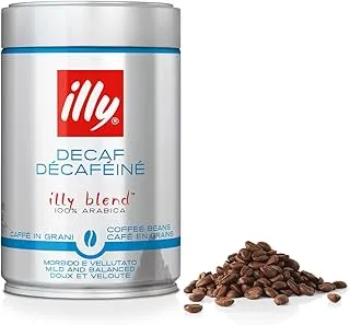 Illy grani deca decaffeinated espresso coffee beans, 250 g - Pack of 1