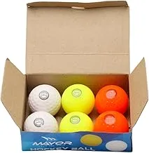 Mayor Stanford Dimpled Hollow Hockey Ball - Pack of 6