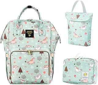 Sunveno Diaper Travel Kit, Green Dream Sky