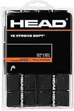 HEAD Xtreme Soft Overgrip, Black, 12-Pack