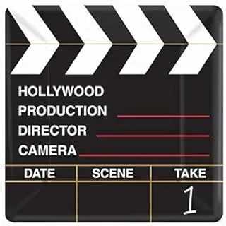 Director's Cut Square Plates 10in, 18pcs