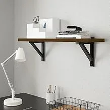 Home gallery wall shelf 60x42 cm brown