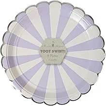 Meri Meri Lavender Striped Plate, Large