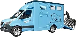 Bruder 02674 MB Sprinter Animal Transporter with 1 Horse