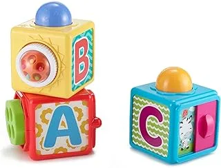 Fisher-Price Stacking Action Blocks, Set of 3 Baby Blocks