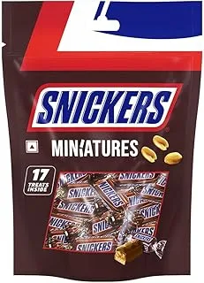 Snickers Miniatures Chocolate, 150g - Pack of 1 - Pack May Vary