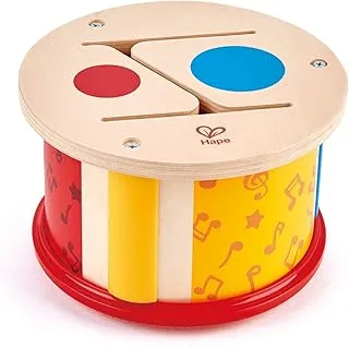 Hape Double-Sided Drum| Wooden Double-Side Musical Drum Instrument For Toddlers