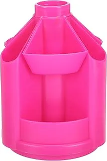 Pen holder ErichKrause® Mini Desk, Neon Solid, pink