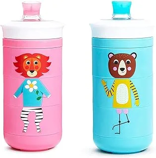 MUNCHKIN 9OZ TWISTY MIX MATCH BITE-PROOF SIPPY CUP ANIMAL