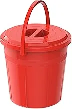 Cosmoplast DX 15L Round Plastic Bucket With Lid