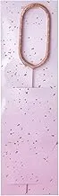 شمعة رائعة رقم 0 Fairydust Sparkler Candle ، ذهبي وردي