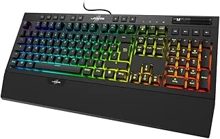 لوحة مفاتيح الألعاب الميكانيكية Urage D3186014 Exodus 900 مع مفاتيح لمسية بنية اللون ، أسود