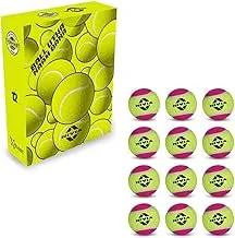 Nivia Heavy Weight Cricket Tennis Ball, Pack of 12 (Multicolor)