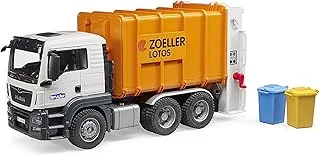 Bruder Man TGS Rear Loading Garbage - Truck, Orange