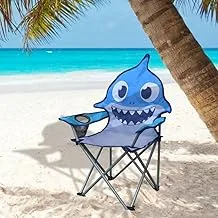 Children'S Printed Folding Chair - Shark Pattern