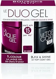 طقم Bourjois La Laquegel رقم 08 Cherry D'Amour