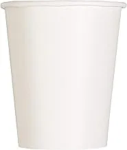 Unique Party 31046 31046-9oz White Paper Cups, Pack of 14
