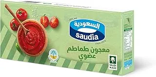 Saudia Organic Tomato Paste, 4 X 135G - Pack of 1