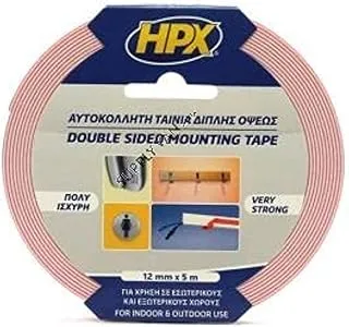 شريط تثبيت مرآة HPX أبيض 25 مم × 5 متر
