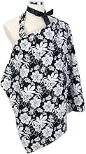 Mycey nursing apron, black and white, pack of 1