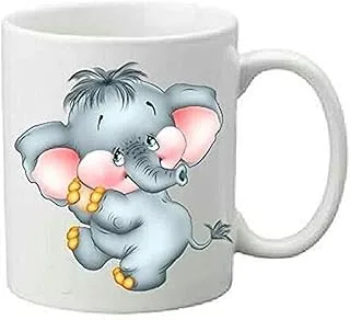 Baby Elephant Printed Mug - 300ml
