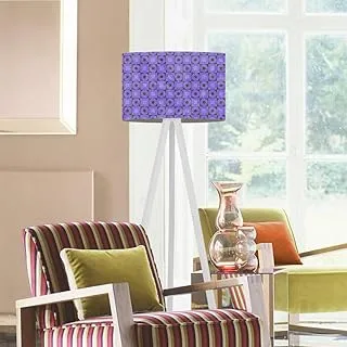 Markat FL-WH-0165 Modern Wood Floor Lamp, White