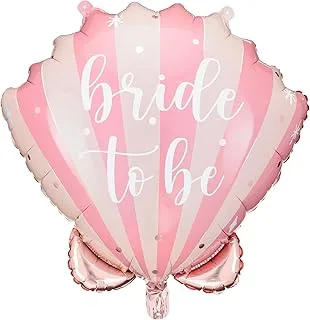 Foil balloon Seashell Bride to be, 52x50 cm, mix
