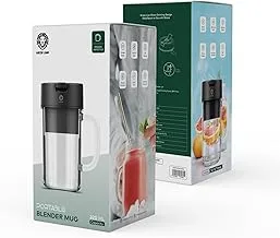 Green Lion Portable Blender Mug 320mL 55W - Black