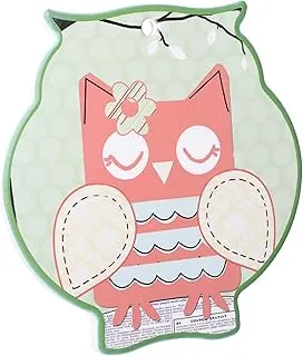 Owl Shape Ceramic Round Coaster - Multi Color