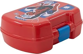 صندوق غداء ستور 74789 SANDWICHERA Snack Spiderman Midnight Flyer، بلاستيك