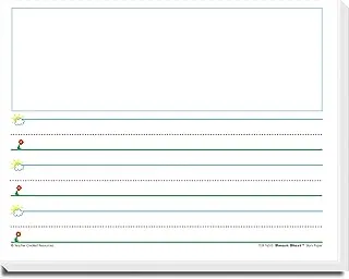 Teacher Created Resources Smart Start K-1 Story Paper: 360 Sheets (76513),White