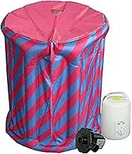 Marshal Fitness Inflatable Portable Stream Sauna Home SPA Steam Controller Body Shower Personal Sauna Room Tent Steam bath Set Fumigator-Mf-0016