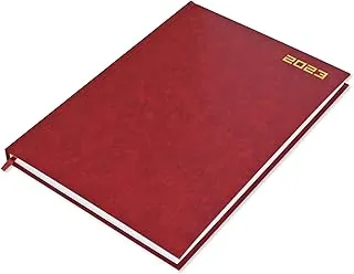 FIS Diary 2023 (English) Maroon, A4 - FSDI41E23MR