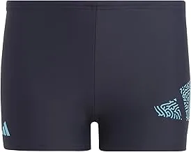 adidas boys 3 Bar Logo Swim Boxers Shorts