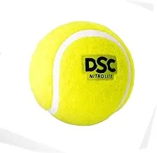 DSC Nitro Light Tennis Cricket Ball (Yellow) Pack of 6