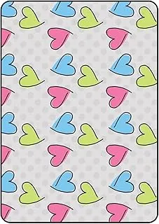 Protective Smart Folio Flip Case Cover For Samsung Galaxy Tab A8 10.5 Inch, Samsung Galaxy Tab A8 10.5 Inch Case Cover, Protective Case Cover For Samsung Galaxy Tab A8 10.5 Inch Blue & Pink Heart
