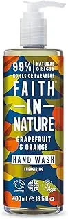 Faith In Nature Hand Wash Grapefruit & Orange, 400 ML