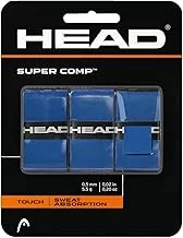 HEAD Super Comp Racquet Overgrip - Tennis Racket Grip Tape - 3-Pack,
