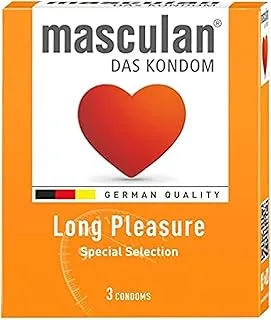 MASCULAN DAS KONDOM LONG PLEASRURE 3 PC الواقي الذكري