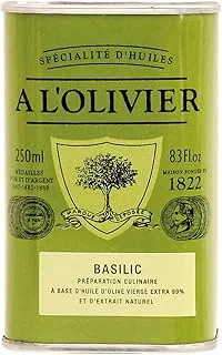 A L'Olivier P0369-C زيت زيتون بكر ممتاز بالريحان 250 مل