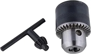 BMB TOOLS Drill Chuck and Key Set - 10mm | Heavy Duty Drill Chuck with Morse Taper Arbor & Chuck Key